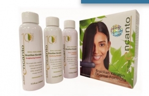 ENCANTO KERATYNA Prostowanie Włosów 3x100 ZESTAW