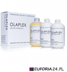 Olaplex Salon Intro Kit Zestaw regeneracja włosów No.1szt 525 ml + 2szt x No.2 525 ml